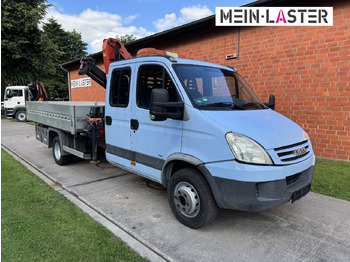 Utilitaire plateau, Utilitaire double cabine Iveco 65C180 3.0d Palfinger PK 6500 7 Sitzer NL 2300kg: photos 3