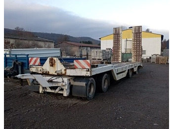 Remorque porte-engin surbaissée