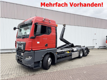 MAN TGX 26.470 6X2-4 BL TGX 26.470 6X2-4 BL, VDL 21-S 6200 Abrollkipper bis 7 m, , Lenk-/Liftachse, XLX-Fahrerhaus, Funk — crédit-bail MAN TGX 26.470 6X2-4 BL TGX 26.470 6X2-4 BL, VDL 21-S 6200 Abrollkipper bis 7 m, , Lenk-/Liftachse, XLX-Fahrerhaus, Funk: photos 1
