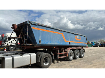 Semi-remorque benne Feldbinder MUL 24.3 (DRUM BRAKES / FREINS TAMBOUR / BPW axles / 25m³)): photos 1