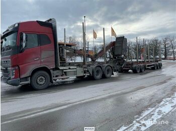 Camion grumier Volvo FH16 650 TIMBER TRUCK without crane with 5-axle TR: photos 1