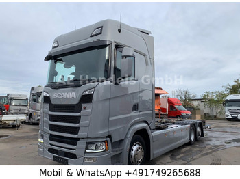 Camion porte-conteneur/ Caisse mobile SCANIA S 450