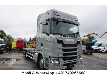 Camion porte-conteneur/ Caisse mobile SCANIA S 450