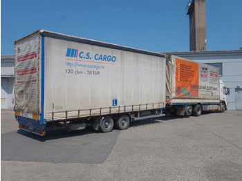Camion à rideaux coulissants Volvo FM 380 6x2 + Panav Anhänger: photos 5