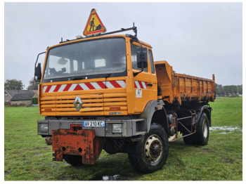 Camion benne Renault G270 tipper 4x4 Manual gearbox Spring suspension Big Axles: photos 1