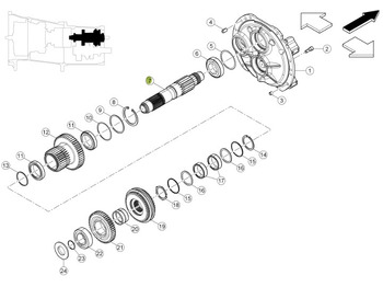 Boîte de vitesse CLAAS