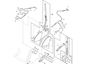 Conduite/ Flexible de frein JOHN DEERE