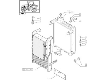 Radiateur NEW HOLLAND