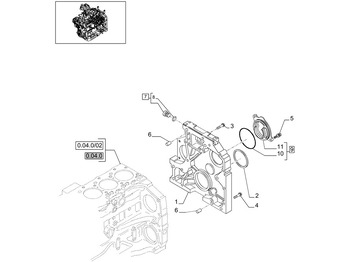 Moteur et pièces NEW HOLLAND