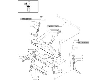 Essieu avant NEW HOLLAND