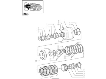 Embrayage et pièces NEW HOLLAND