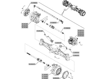 Essieu avant NEW HOLLAND