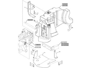 Réservoir de carburant NEW HOLLAND
