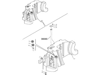 Réservoir de carburant NEW HOLLAND