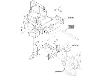 Réservoir de carburant NEW HOLLAND