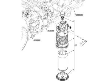 Filtre hydraulique NEW HOLLAND