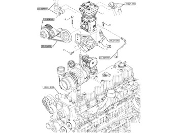 Moteur et pièces NEW HOLLAND
