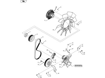 Ventilateur NEW HOLLAND