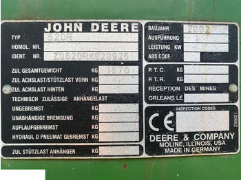 Pièces de rechange JOHN DEERE