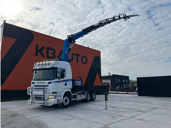 Camion plateau SCANIA G 490