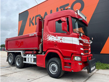 Camion benne Scania R 500 4x4+2 RETARDER / BIG AXLE / BOX L=4743 mm: photos 4