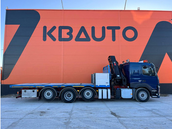 Camion plateau, Camion grue Volvo FM 460 8x2*6 HIAB 302E-6 / PLATFORM L=6720 mm: photos 4