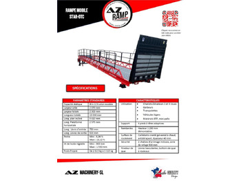 Rampe de chargement neuf Loading Ramp with with hydraulic folding bridge - AZ RAMP - STAR-OTC- 8T. 8 ton capacity: photos 4 Rampe de chargement neuf Loading Ramp with with hydraulic folding bridge - AZ RAMP - STAR-OTC- 8T. 8 ton capacity: photos 4