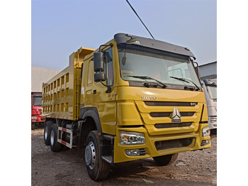 Camion benne HOWO HOWO 6x4 375 -yellow tipper: photos 5