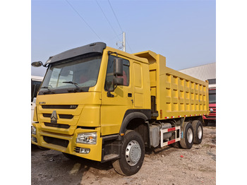 Camion benne HOWO HOWO 6x4 375 -yellow tipper: photos 4