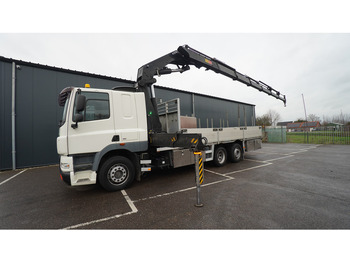 Camion grue DAF CF 85.360 6x2 OPEN BOX WITH HMF 5300 CRANE: photos 2