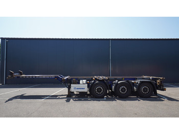 Semi-remorque porte-conteneur/ Caisse mobile KRONE