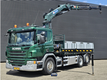 Camion plateau SCANIA P 410