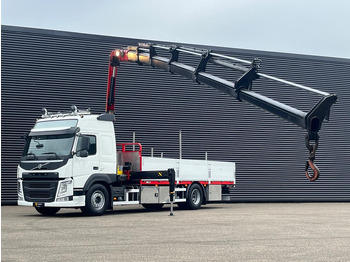 Camion plateau, Camion grue Volvo FM420 4x2 / PALFINGER 18502 - 17 mtr / CRANE / KRAN: photos 2