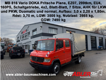 Camion à rideaux coulissants MERCEDES-BENZ Vario 816