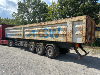 Semi-remorque benne Reisch RHKS-35/24SL Stahl Kippmulde 50 m3 Metallschrott: photos 4