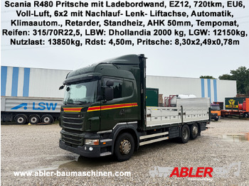 Camion plateau SCANIA R 480