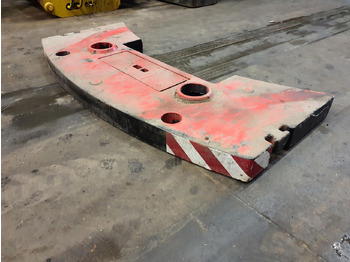 Contrepoids pour Grue mobile FAUN ATF 60-4 counterweight 2 ton: photos 4