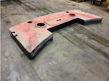 Contrepoids pour Grue mobile FAUN ATF 60-4 counterweight 2 ton: photos 3