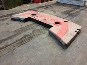 Contrepoids pour Grue mobile FAUN ATF 60-4 counterweight 2 ton: photos 2