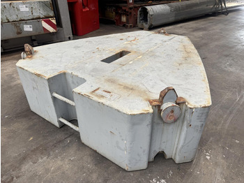 Contrepoids pour Engins de chantier Liebherr LTM /LR counterweight 10T: photos 4