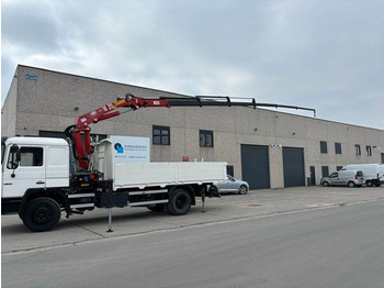 Camion grue MAN 18-222. Kran HMF 18t/m Bj 2001.: photos 2