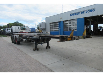 Semi-remorque porte-conteneur/ Caisse mobile Renders Container Chassis / Extendable on rear / BPW + drum: photos 3