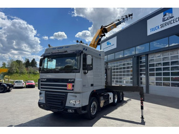 Camion grue DAF XF510 Effer 255-5 6x2 SZM/Pritsche: photos 5