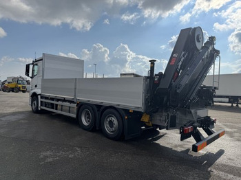 Camion plateau, Camion grue Mercedes-Benz Actros 2653, Retarder, Pritsche, Hiab Hipro 232 ES5: photos 4