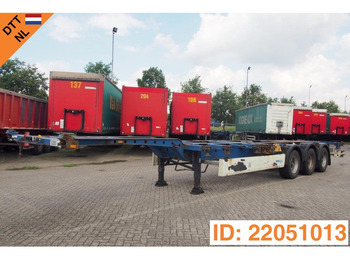 Semi-remorque porte-conteneur/ Caisse mobile KRONE