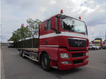 Camion plateau MAN TGX 26.440 6X2 GESTUURDE AS: photos 3