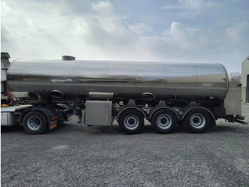 Semi-remorque citerne pour transport de lait ETA 29000L INSULATED INOX TANK - 1 COMP - PUMP: photos 2 Semi-remorque citerne pour transport de lait ETA 29000L INSULATED INOX TANK - 1 COMP - PUMP: photos 2