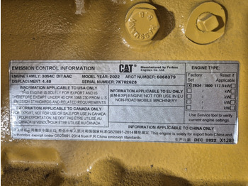 Moteur pour Matériel industriel neuf Caterpillar 3054C DITAAC Engine + Radiator: photos 2 Moteur pour Matériel industriel neuf Caterpillar 3054C DITAAC Engine + Radiator: photos 2