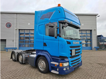 Tracteur routier Scania R450 / RETARDER / LIFT+LENKACHSE / GERMAN TRUCK / MEGA / FIFTH WHEEL HEIGHT:100CM / PARK-AIRCO / LWDS / EURO-6 / 2016: photos 2 Tracteur routier Scania R450 / RETARDER / LIFT+LENKACHSE / GERMAN TRUCK / MEGA / FIFTH WHEEL HEIGHT:100CM / PARK-AIRCO / LWDS / EURO-6 / 2016: photos 2