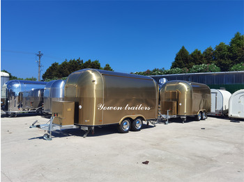 Remorque magasin pour transport de la nourriture neuf YOWON mobile fast food vending trailer factory price catering truck: photos 4